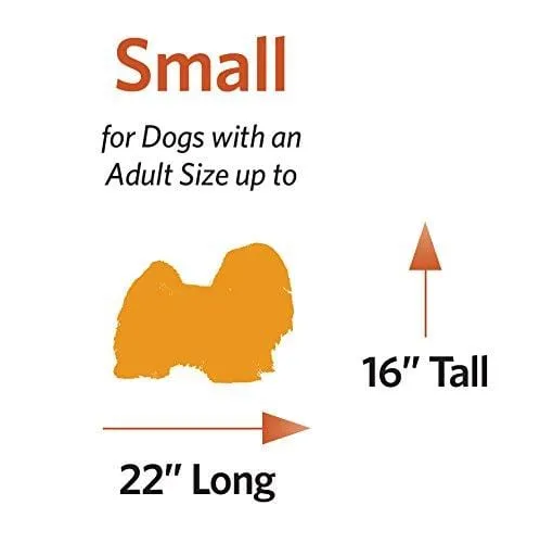 24L-Inch Gray Dog Bed or Cat Bed w/Comfortable Bolster | Ideal for Small Dog Breeds & Fits a 24-Inch Dog Crate | Easy Maintenance Machine Wash & Dry | 1-Year Warranty