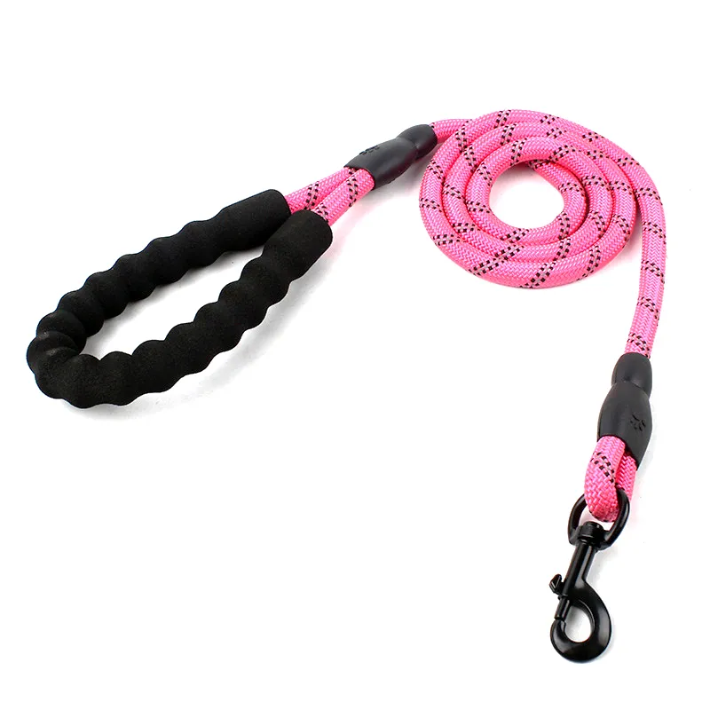 5 FT Strong Dog Leash with Padded Handle