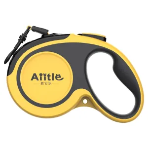 Aiitle Easy Lock Retractable Dog Leash Yellow