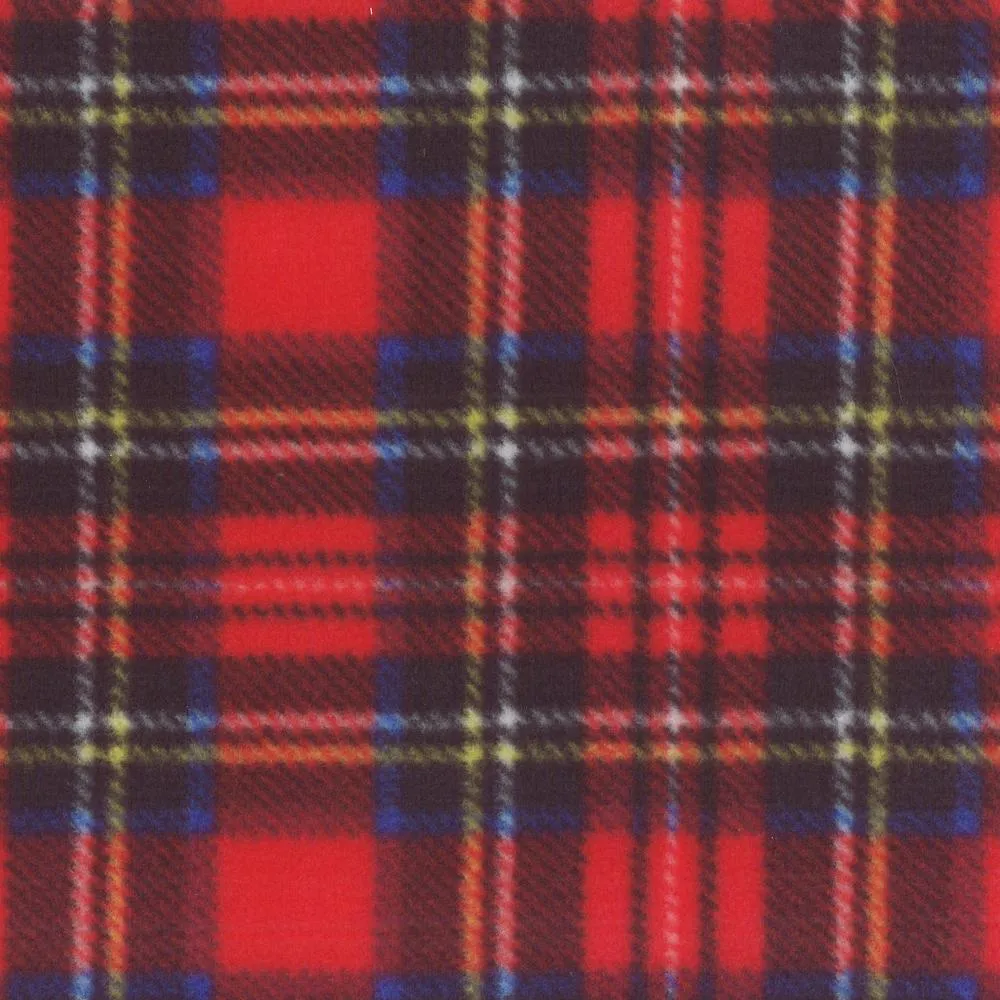 Anti-pill fleece tartans - Royal Stewart