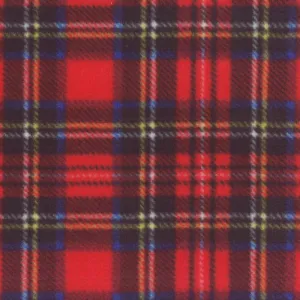 Anti-pill fleece tartans - Royal Stewart
