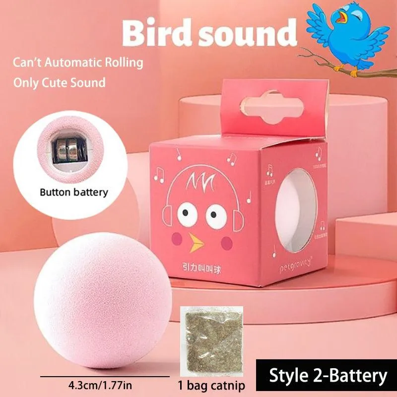 Automated Rolling Ball Cat Toy for Engaging Indoor Fun and Exercise