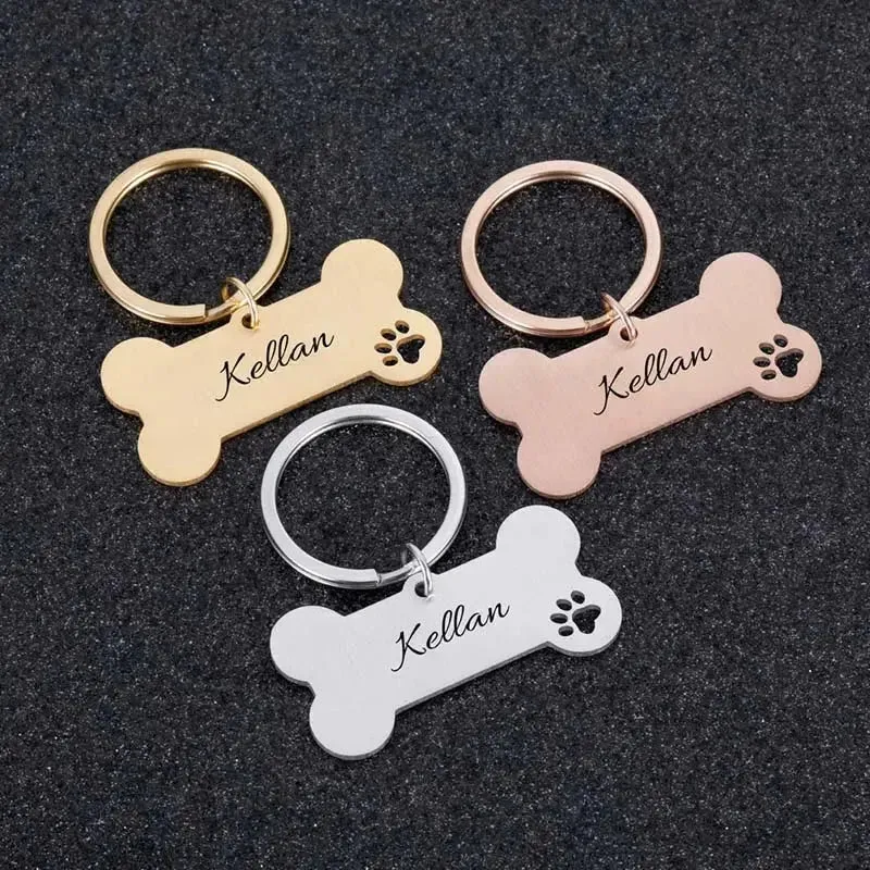 Custom Bone Pet ID Tag