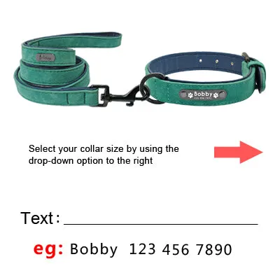 Custom Dog Collars Leather Personalized