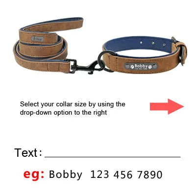 Custom Dog Collars Leather Personalized
