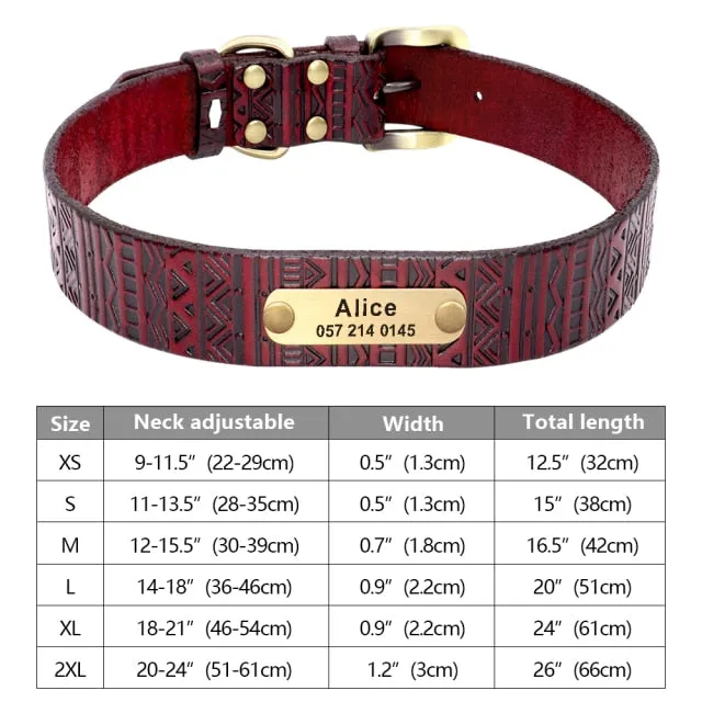 Custom Engraved Pet ID Tag Collars