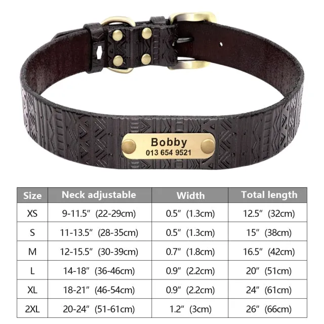 Custom Engraved Pet ID Tag Collars