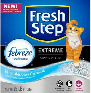 Fresh Step Extreme Mountain Spring Scented Clumping Cat Litter