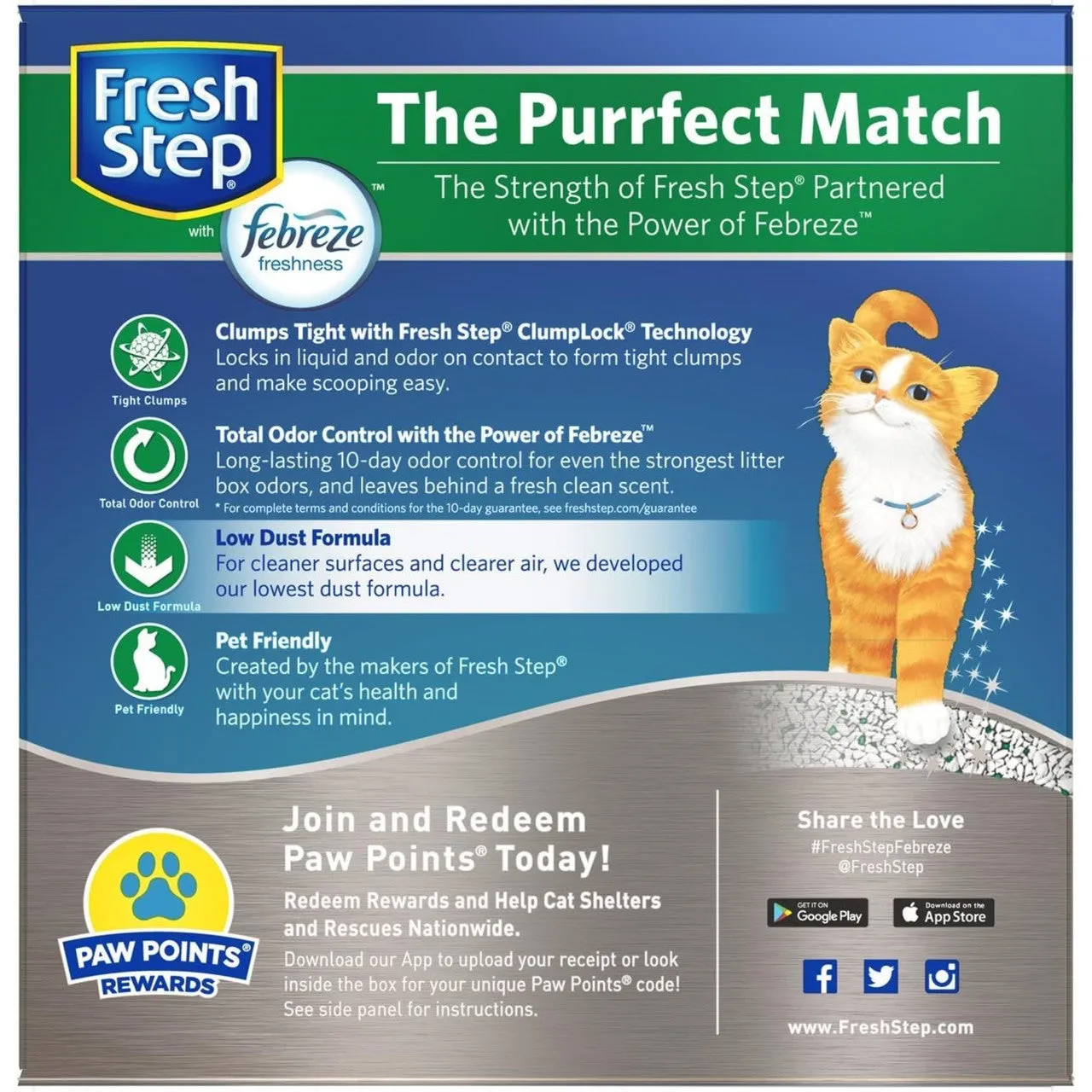 Fresh Step Odor Shield Clumping Cat Litter - 25 lbs.