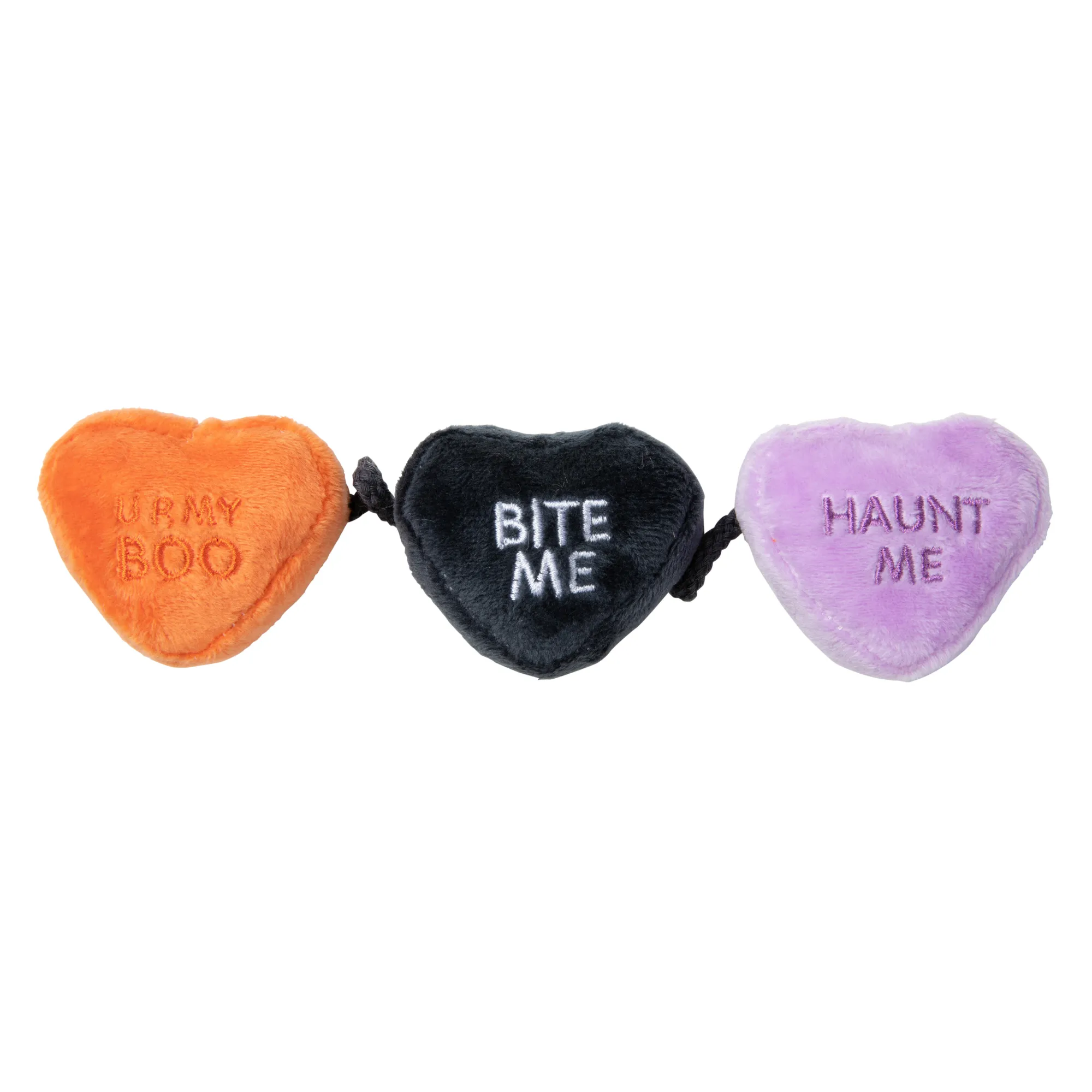 FuzzYard Spooky Candy Heart String Cat Toy