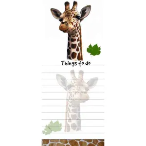 Giraffe Diecut Notepad