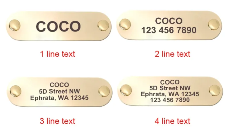 Leather Dog Collar Free Engraving Personalized Leather Collar