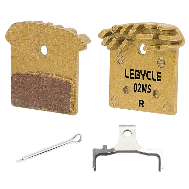 Lebycle cooling brake pads Semi-metal Full Metallic Resin Ice Cooling Tech Brake Pads For SAINT M810 M820 BR-RS405 BR-M9000