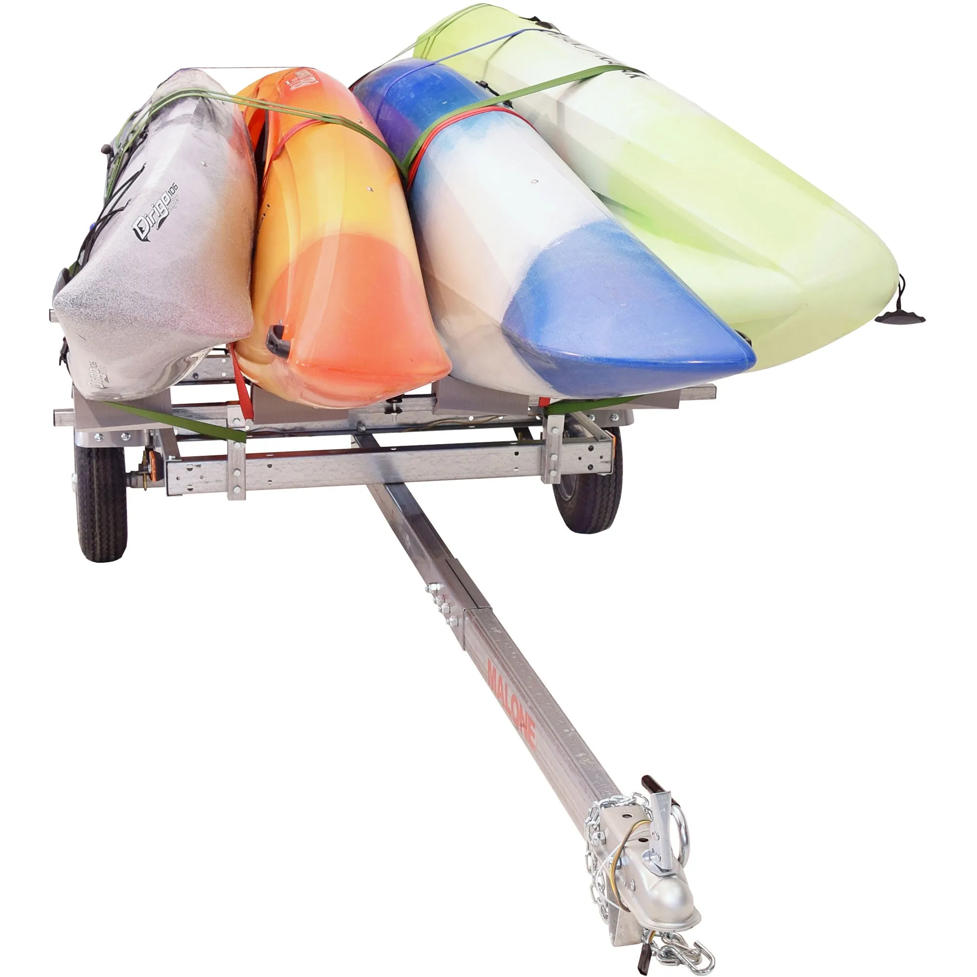 Malone EcoLight 4-Boat Stacker Kayak Trailer Package - MPG586XL