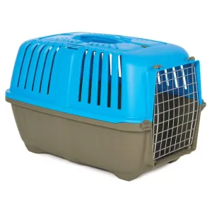 Midwest Spree Hard-Sided Travel Cat and Dog Kennel Carrier - Blue - 24" X 15.5" X 15" Inches