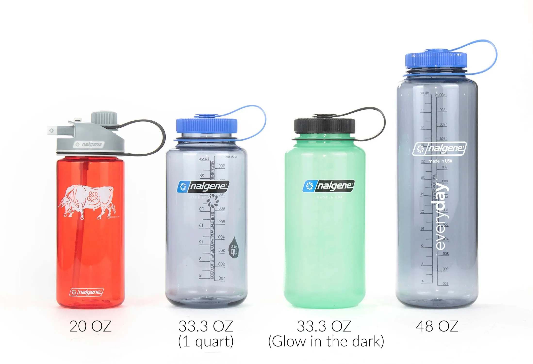 Nalgene Glows Green Water Bottle