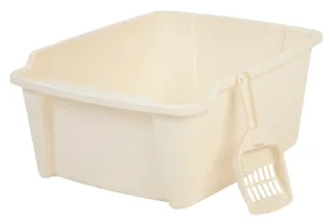 Open-Top Cat Litter Pan - High Sided