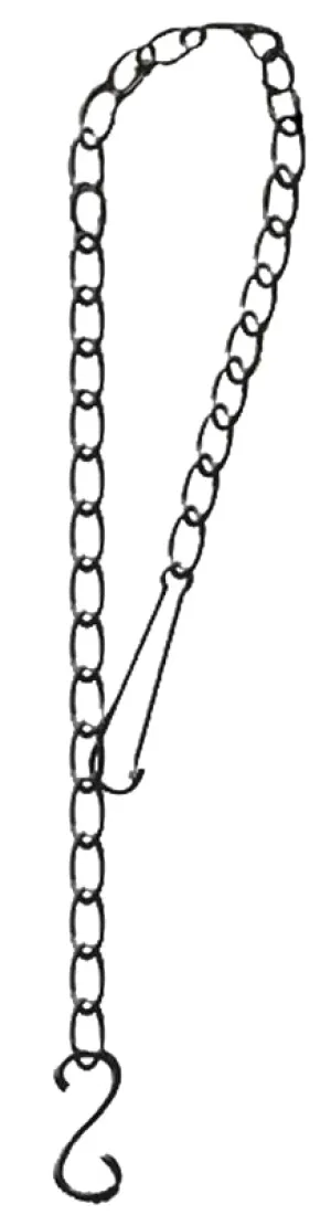 Perky-Pet 65T Hanging Chain, Rust-Resistant, Metal, Garden Green, Powder-Coated :EA: QUANTITY: 1