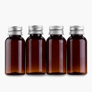 Pet Bottles with Metal Caps