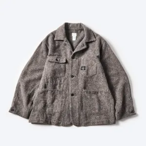 Post O'Alls Polarfleece Jacket Trashed Wool - Base