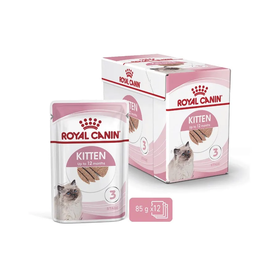 Royal Canin Kitten Loaf Wet Cat Food 12 X 85g