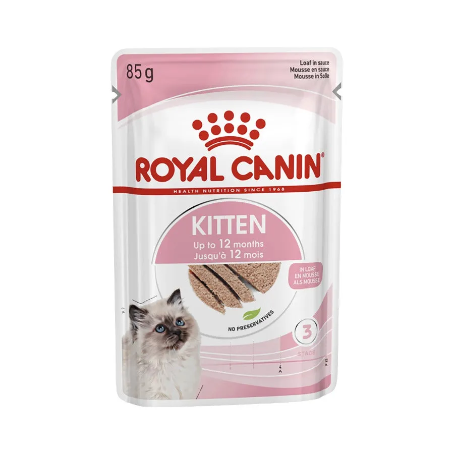 Royal Canin Kitten Loaf Wet Cat Food 12 X 85g