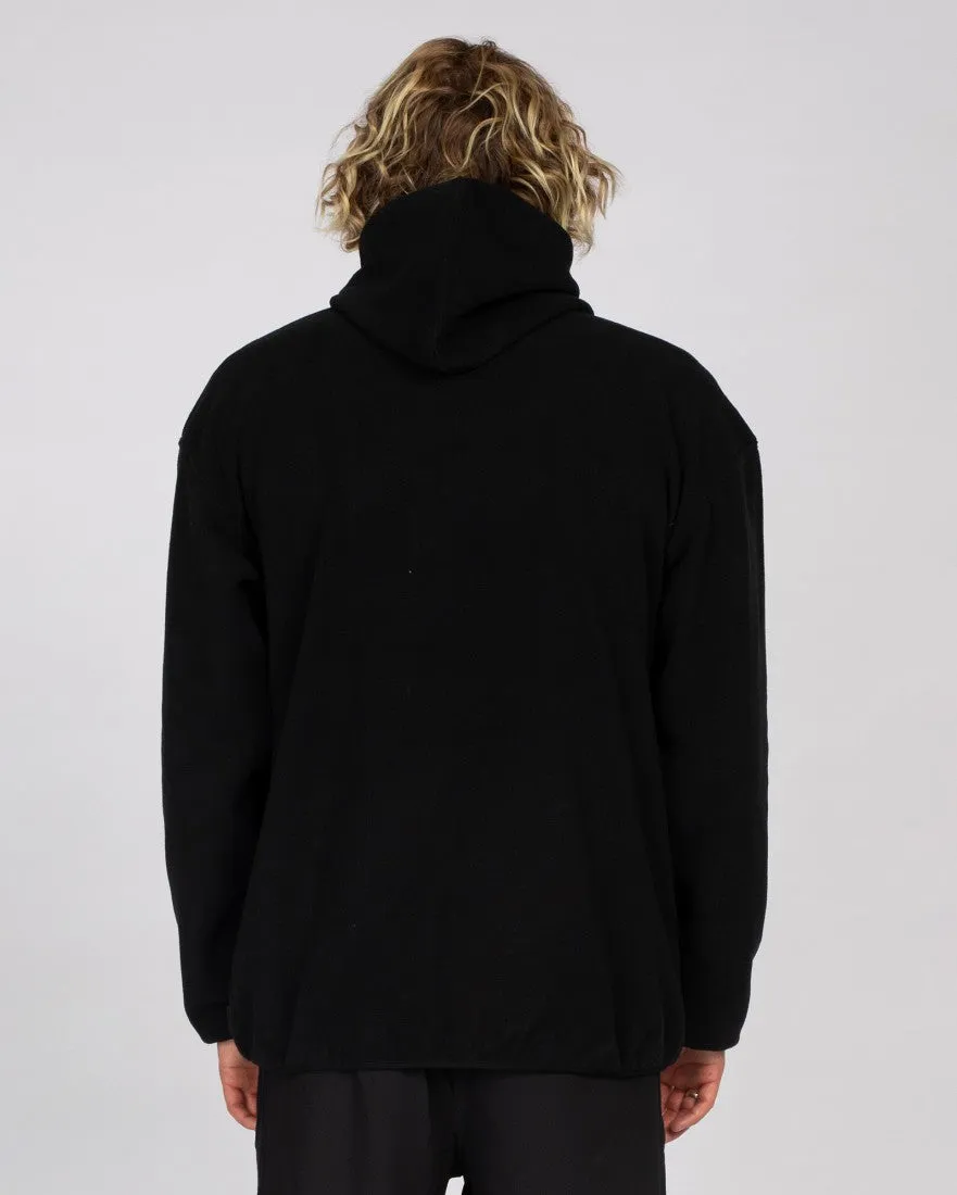 Rusty One Hit Zip Thru Polar Fleece - Black