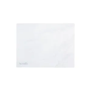 Scruffs 40 x 30cm Pet Placemat - White Marble Print
