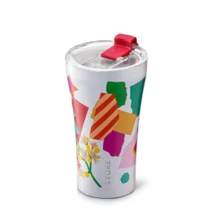 STTOKE Leah Summer Blooms Leakproof Ceramic Insulated Cup