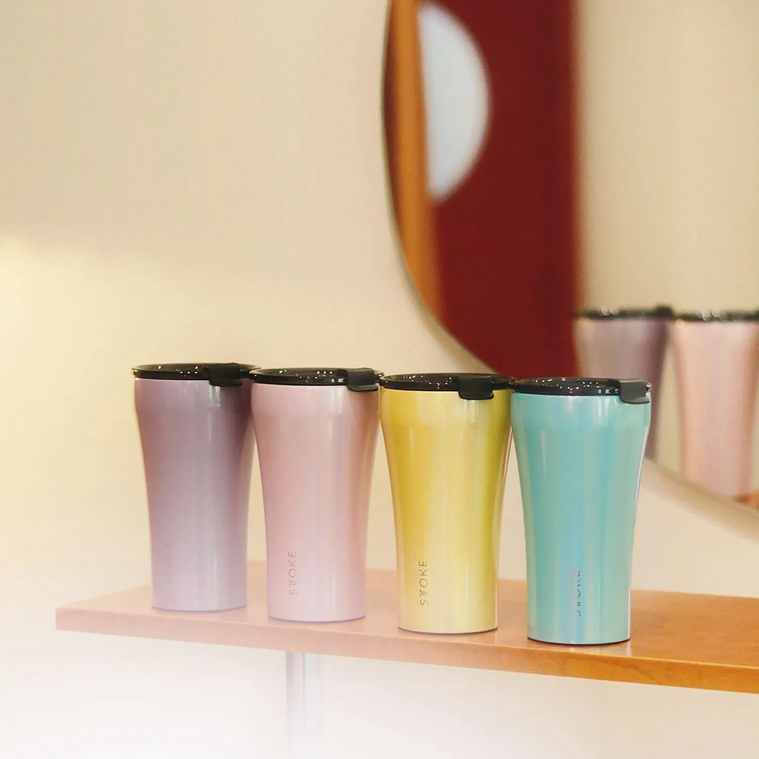 STTOKE Leakproof Ceramic Insulated Cup 16oz (Unicorn)