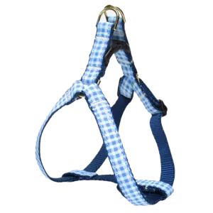 Teacup Harness | Blue Gingham