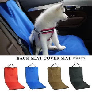 Waterproof Single Back Seat Pet Cover Protector Mat