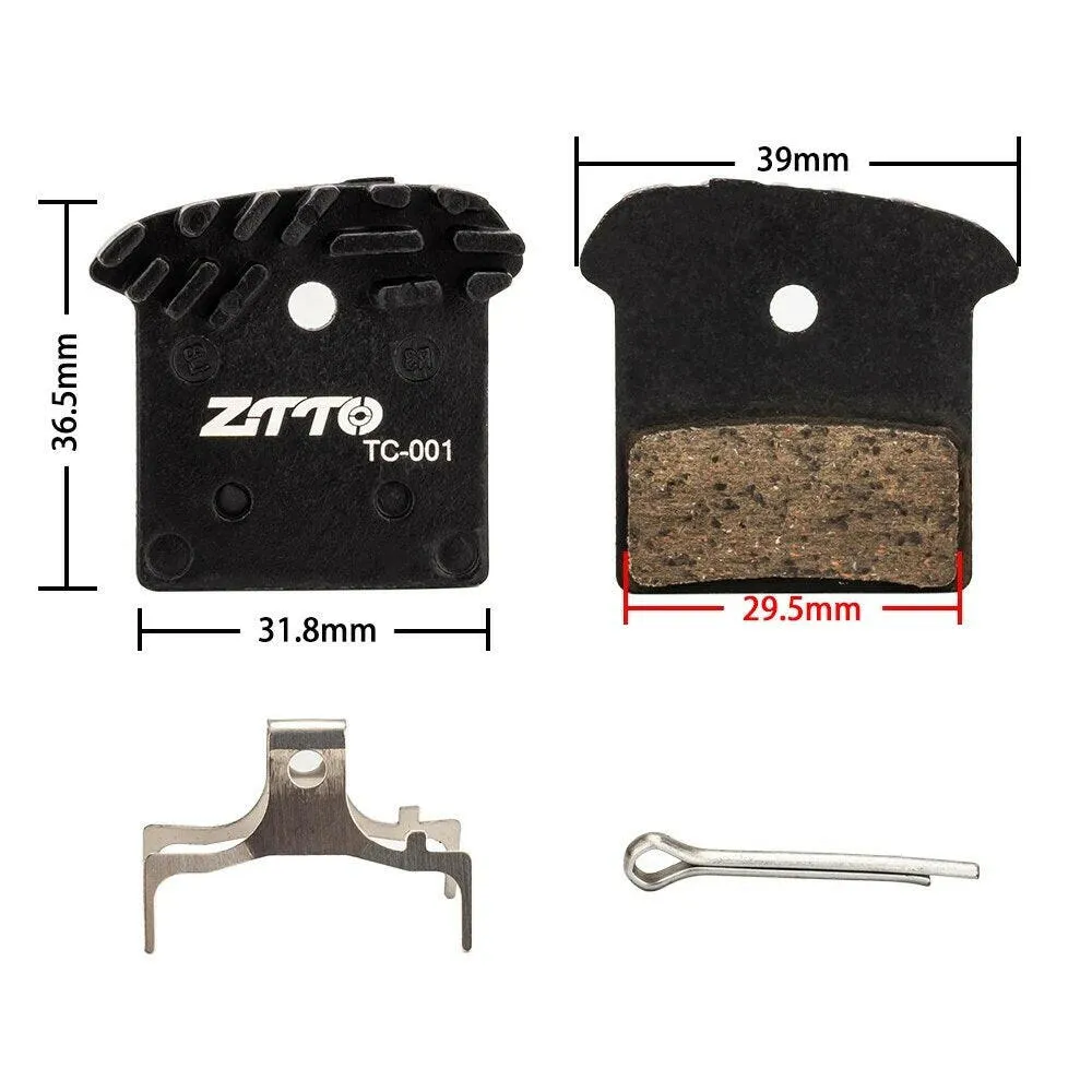 ZTTO MTB Bike Ceramic/ Metallic/ Resin Cooling Tech Brake Pads For M9000 M9020 M985 M8100 M785 M8000 G03A Hydraulic Brake Pads